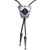 1 Pc Braided Shoestring Totem Bolo Tie Carved Charm Cowboy Necktie Necklace