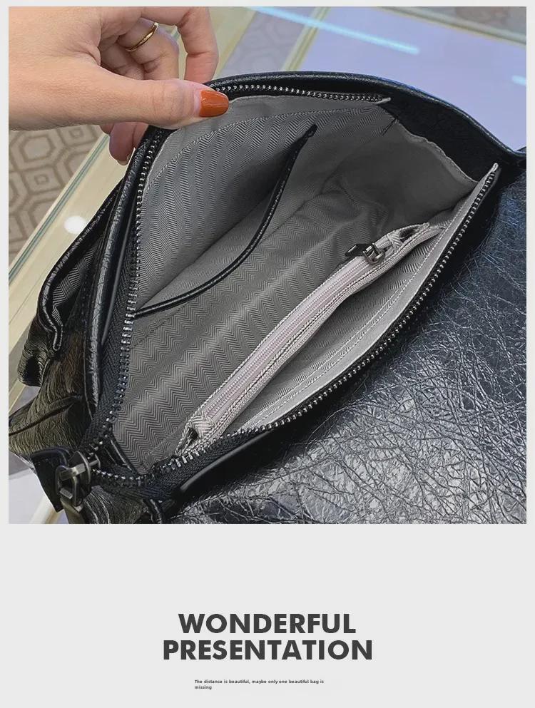 Женская сумка-мессенджер и сумка-цепочка Yangshulin из натуральной кожи большой вместимости – модная и универсальная