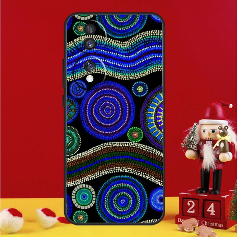 Чехол-принт с аборигенным искусством для Honor Magic 8 5 6 7 Pro Honor Win RT 50 70 90 200 400 Lite X8c X9b X9c X9a X9d Чехол