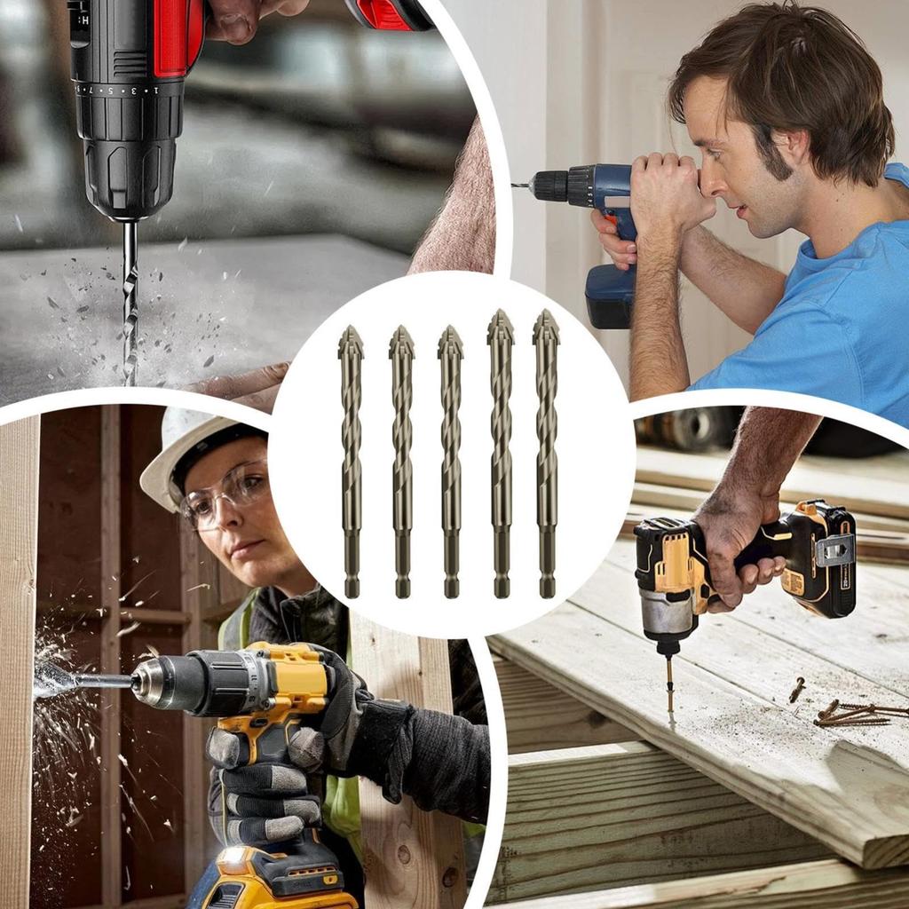 New Four Slot Serrated Eccentric Drill Bit, Efficient Drill Bit And Tap Kit, Titanium Coated Design Drill Bit, Multifunctional Drill Bit Kit