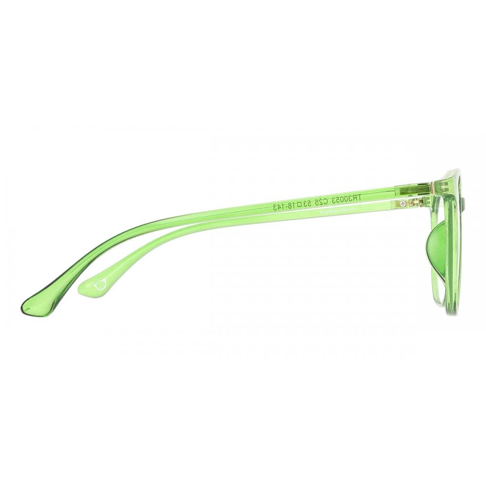 Full Rim Square Transparent Green Smartbuy Collection Cascade G30053 C25 Fashion Unisex Eyeglasses