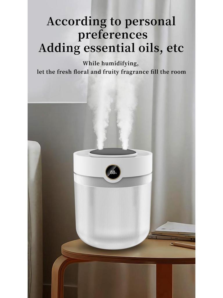 Бесшумный USB-увлажнитель воздуха с функцией ароматерапии: Большой объем тумана для дома, отеля и рабочего стола