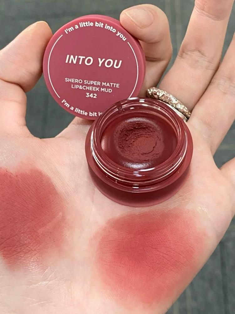 Intoyou Canned Lip Mud Lip Glaze Matte Matte Mud Lipstick Pd03 Natural Look Brightening Lipstick into You Affordable Price