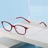 Fashion Anti-Blue Metal Glasses Optical Glasses With Myopia Flat Light Glasses Frame