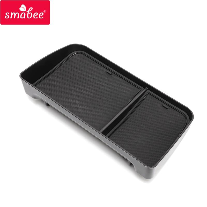Smabee Dashboard Storage Box for Smart #1 #3 Smart 1 Organizer Holder Screen Back Hidden Container Tray Accessories Tidying