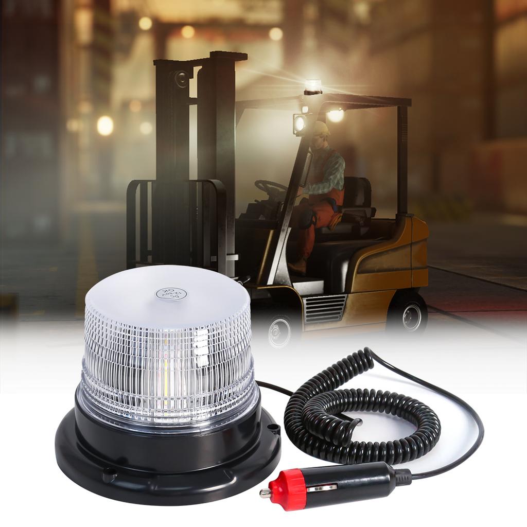Car Truck Roof Top Warning Light Emergency LED Strobe Light Flashing Beacon With Magnetic Base For Security Auto 12V 24V -80V