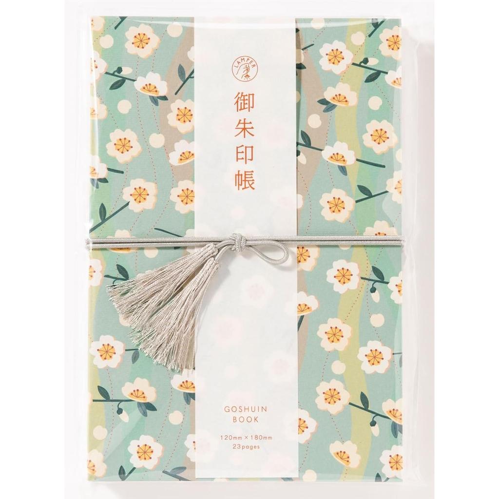 Iroha Publishing Goshuincho Shuinchou Lamper SAKURA Accordion Style Tassel Kyoto Honsho Paper Washi Simple LSS-04