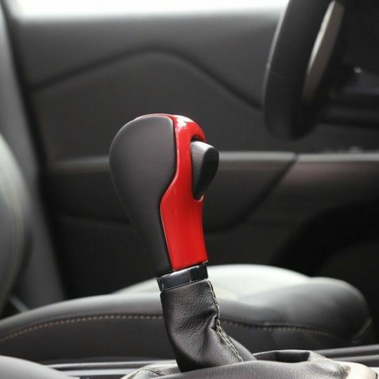 Декоративная накладка на ручку переключения передач для Jeep Cherokee 2014-18 Красная