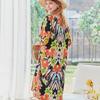 L Affair Women Luminous Ethnic Rayon Dress + Tahiti Narcissus Easy Rayon Dress  