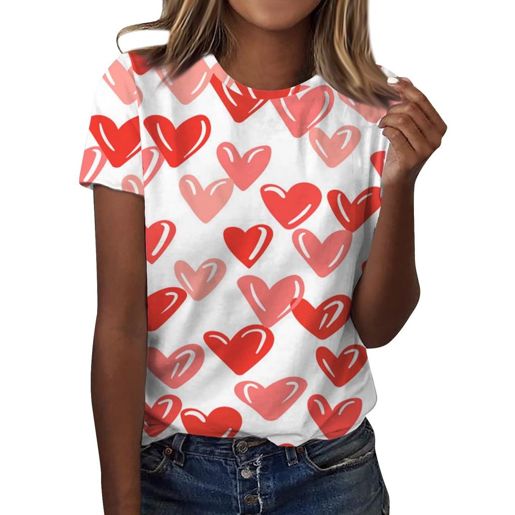 Футболки с цветочным принтом «Роза», женская модная футболка с коротким рукавом и круглым вырезом, Y2k Harajuku, футболки больших размеров, топы, женская одежда