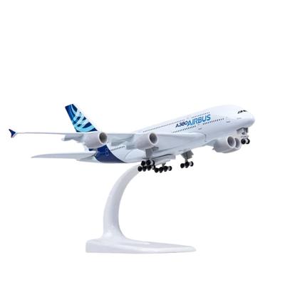 1/400 20СМ Airbus A380 Литой Металлический Сплав Модель Самолета A380 Авиакомпания Масштаб Самолет Самолет Дешевые Игры для Мальчиков Авиация Самолет