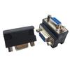 RS232 DB9P Последовательный порт 9-контактный female-to-female Угловой адаптер 90°