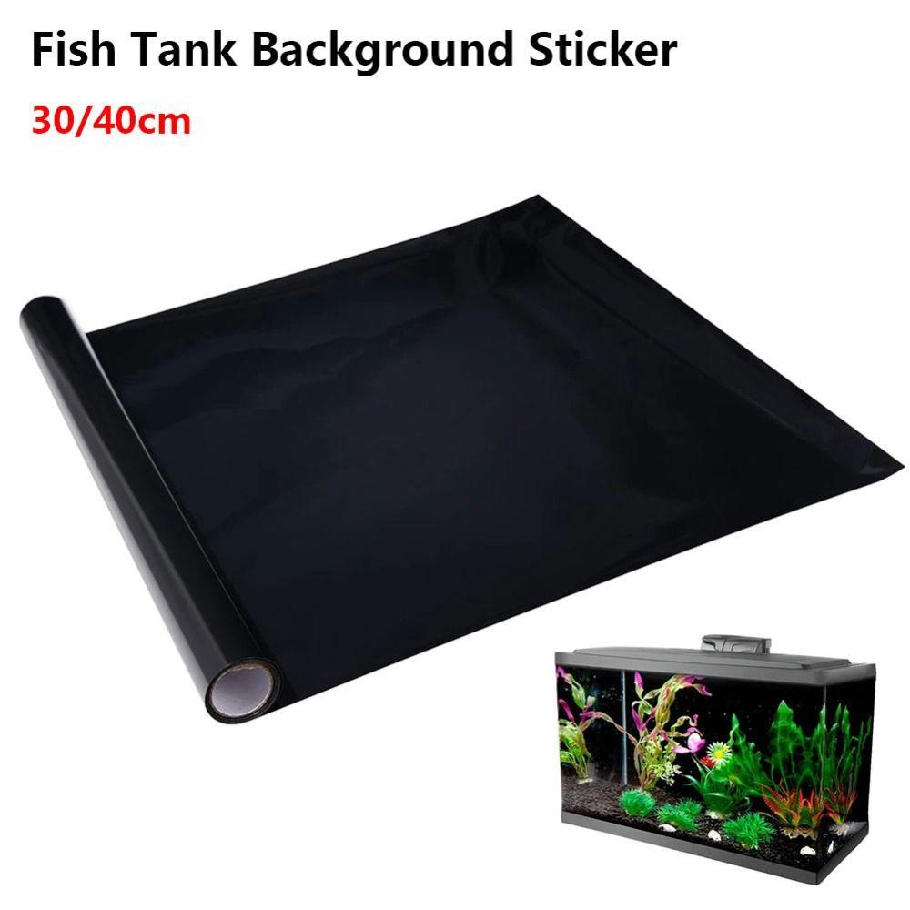 Static Cling Film Aquarium Backdrop Poster Aquarium Wallpaper for Fish Tank Aquarium Decoration
