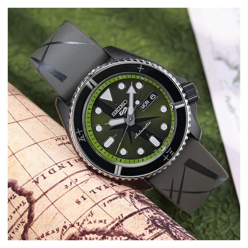 Seiko Seiko5 ONEPIECE совместная модель спорт и отдых водонепроницаемый умный свет дайвинг глобальная лимитированная серия механический механизм мужская и женская s SRPH67K1
