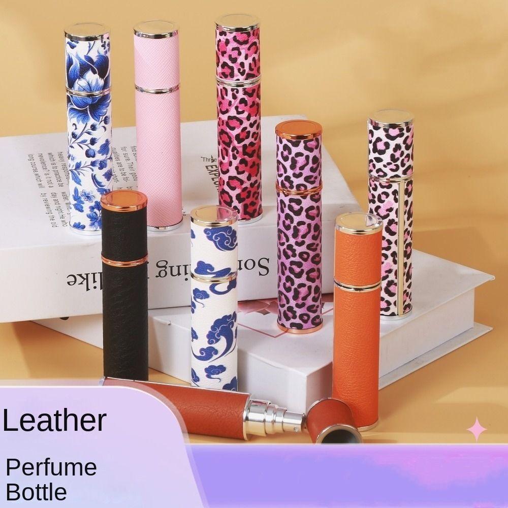 10ml Spray Rotating Bottle Refillable Empty Cosmetic Containers Portable Mini Perfume Bottle Gift