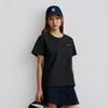 CDG Play T-Shirts Unisex Black Crew Neck Moderate AX-T064-051-BLACK