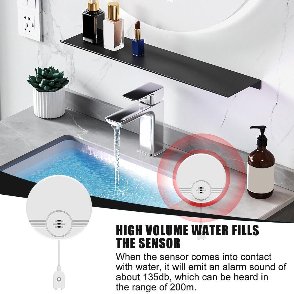 Dual Mode Sensor Flood Level Detector Ultra Long Standby Water Leakage Alarm Sensor Kitchen