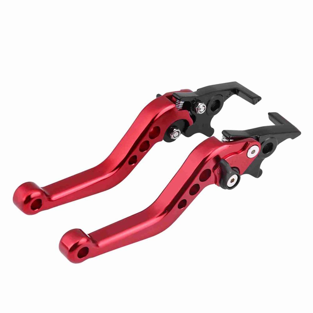 2pcs 6-Position Adjustable Brake Clutch Levers CNC Aluminum Modified Brake Lever For Modification