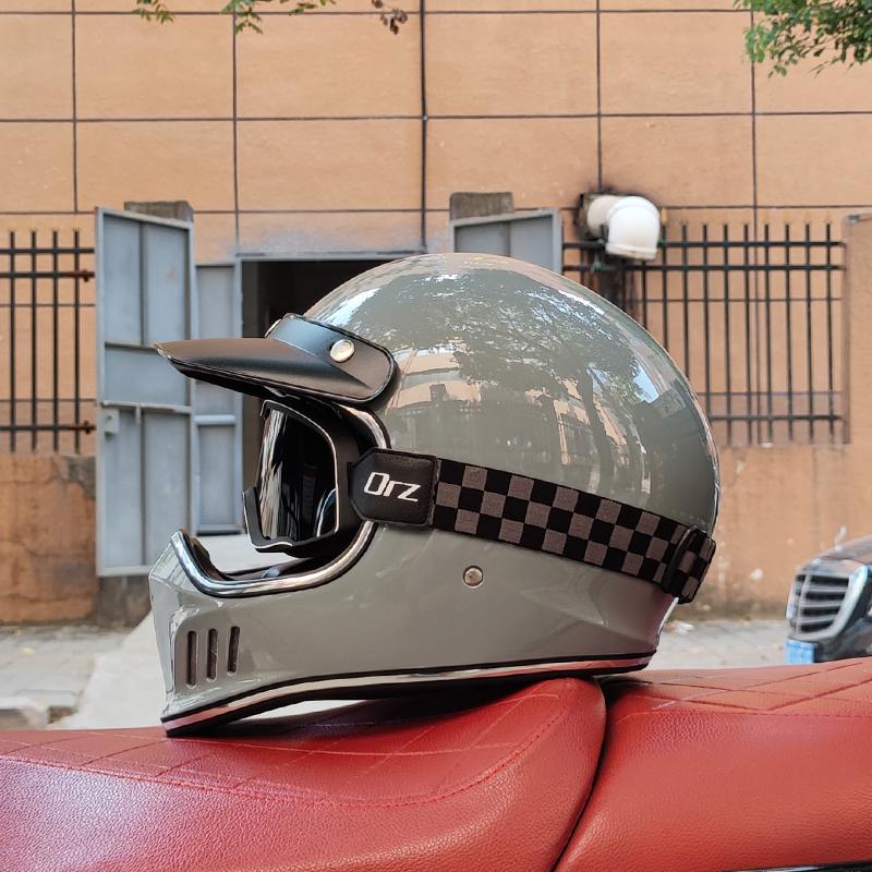 Мотоциклетный шлем Анфас Casco Moto Шлем Винтаж Чоппер Ретро шлем capacete de motocicleta