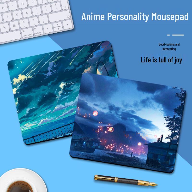 Ugreen Простой черный коврик для мыши