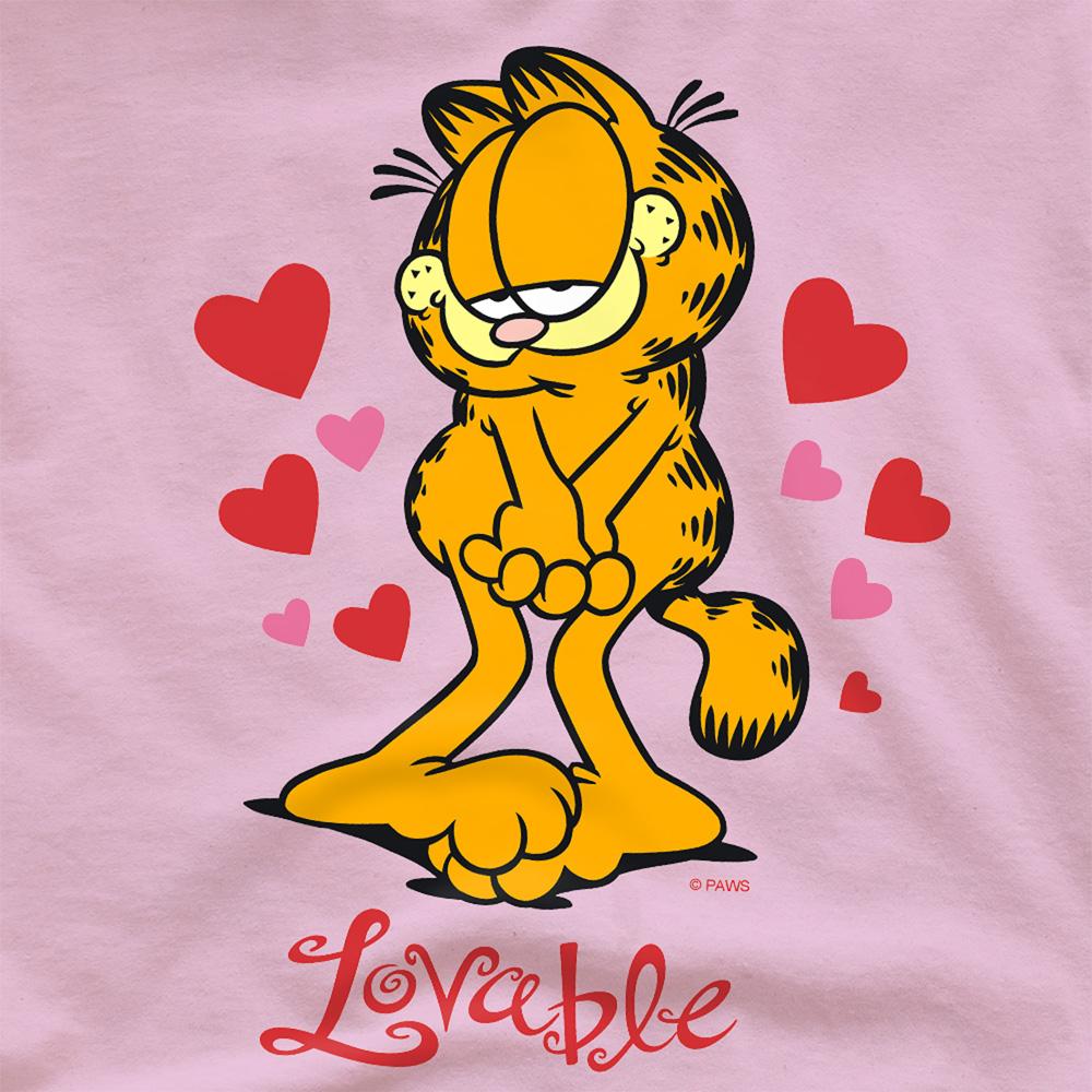 Garfield Unisex Adult Lovable T-Shirt