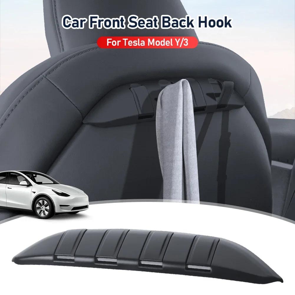 Скрытый крючок для переднего сиденья автомобиля, держатель для сумки, вешалка для одежды, кронштейн для подголовника заднего сиденья, вешалка, аксессуары для Tesla Model 3 Y