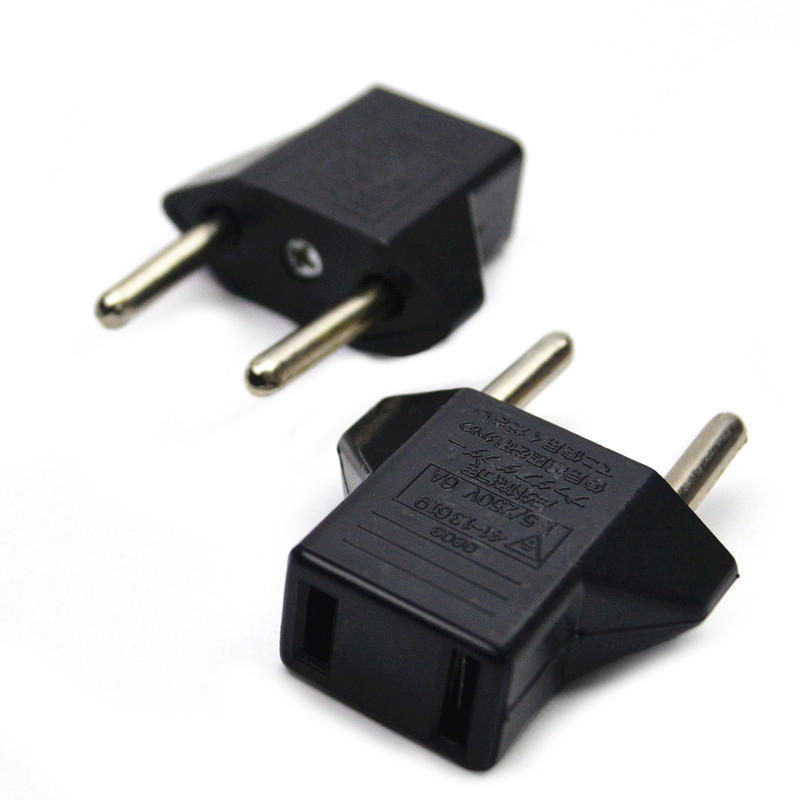 1~5PCS Power Plug Adapter US To EU Euro Europe Plug Power Plug Converter Travel Portable Adapter China To EU Adapter Electrical