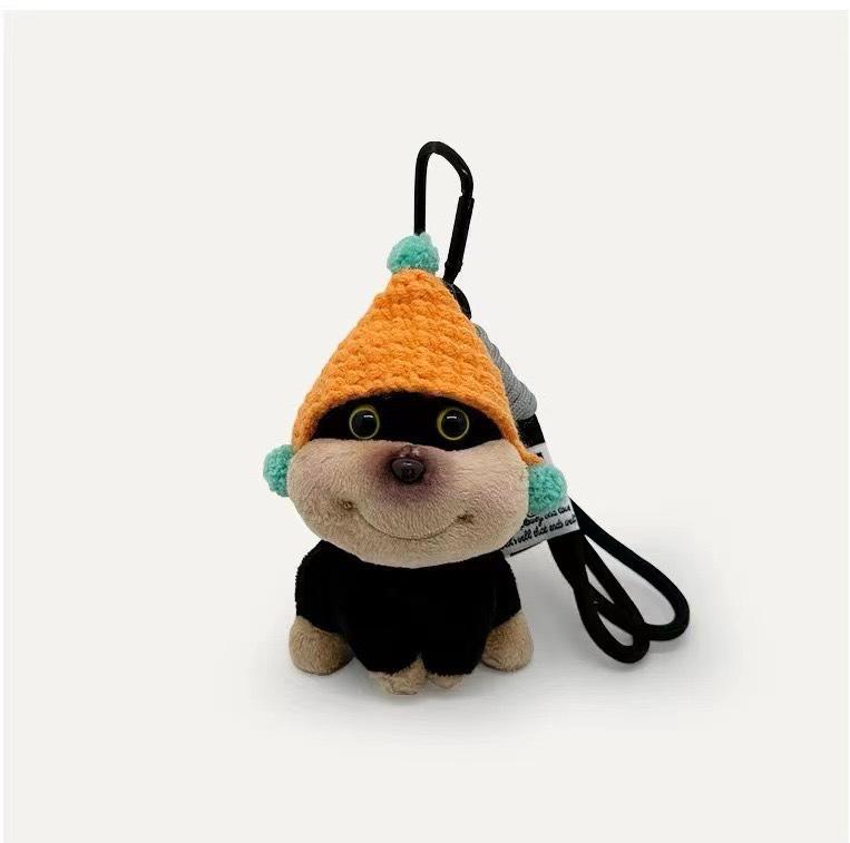 Bee Puppy Bag Charm: Cute Doll Keychain & Backpack Accessory for Women - Niche Gift