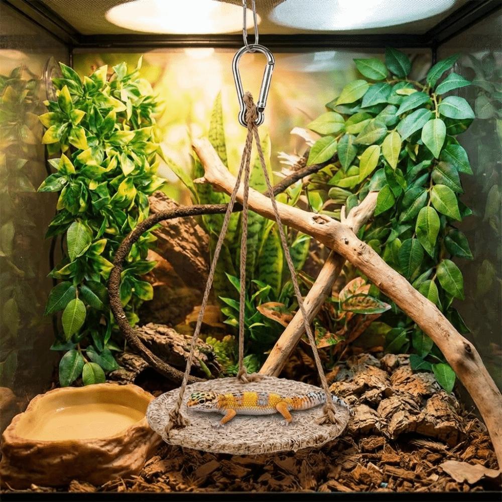 Basking Platform Lizard Bed Hanging Design Gecko Swing Durable Reptile Hammock For Reptiles