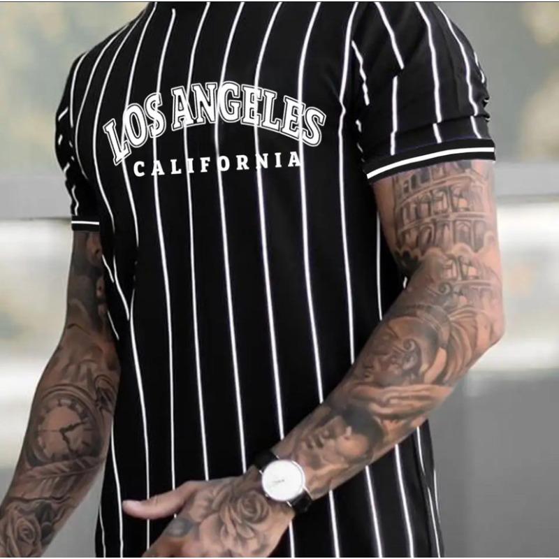 Летняя футболка с коротким рукавом, мужская классическая свободная повседневная футболка с 3D-принтом