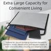 Waterproof Fireproof Document Bag Zipper Closure Top Handle Cash Safe Storage Pouch with Sticky Strip Heat-resistant Storage Bag