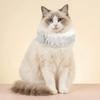Victorian Costume Detachable Neck Ruffled Pet Collar Vintage Elegan Cat Collar Chic Dog Ruff Collar Pet Accessory