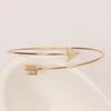 Trendy Alloy Arrow Open Bracelet - Exaggerated Arrow Bangle