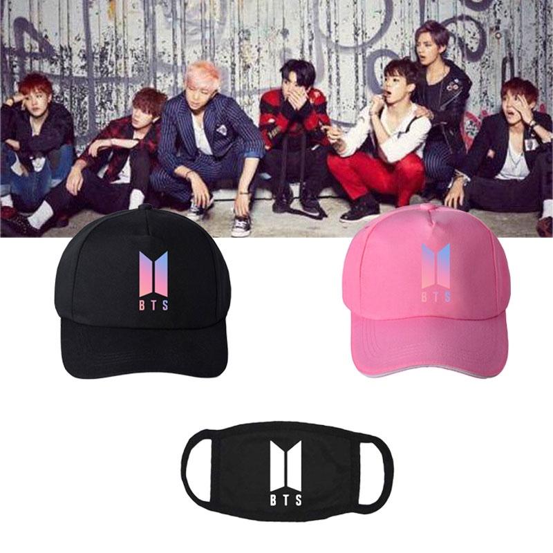 Bts Kpop Bangtan Boy Baseball Cap Mask Suga Jungkook Jimin Jin V Gift Adjustable