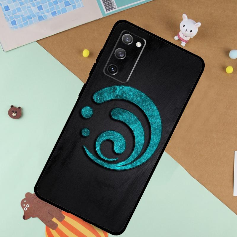 Genshin Impact Elements Soft Case For Samsung Galaxy S25 Ultra S9 S10 S20 S21 S22 S23 S24 Plus S24 FE Funda Cover