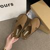 Baotou Sandals Women 2025 Summer New French Retro Mori Fairy Style Casual Flat Roman Shoes Tide