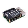 GeeekPi GeeekPi Quad FPC PCIe HAT для Raspberry Pi B14 HAT 1 к 4 Интерфейс PCIe с 40-контактным разъемом GPIO для Raspberry Pi 5 5,