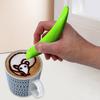Electric Latte Art Pen Coffee Carving Pen for Cappuccino Art Cake Decoration Portable Spice Pen Professional Baking Tool for Coffee Enthusiasts Pastry
