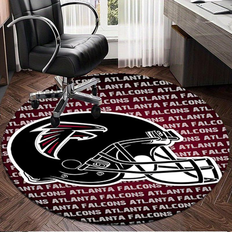 Atlanta-Falcons Rise Up Round mat, Anti-slip Circle Carpet Chair rug For livingroom,Bedroom, doormat home decor Gift Christmas Gifts