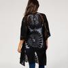 2022 European & American Lace Sunflower Embroidery Beach Cardigan Cover-up