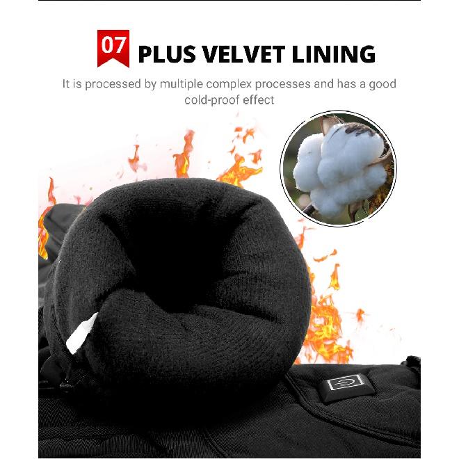 HEROBIKER мотоциклетные перчатки водонепроницаемые с подогревом Guantes мото сенсорный экран на батарейках мотоциклетные гоночные перчатки для верховой езды