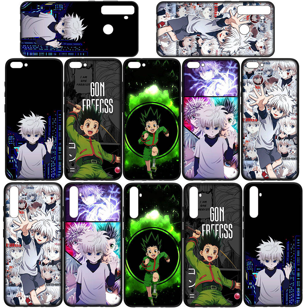 Чехол для телефона Samsung Galaxy S25 S24 S23 iPhone 16 15 Xiaomi Redmi Note 14 13 12 16E 11 Pro Max OPPO Moto Killua Hunter X Hunter Gon Freecss Cartoon