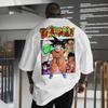 Аниме Dragon Ball Super Z Сунь Укун Цифровая Прямая Печать Свободная Большой Размер Тяжелый Хлопок Футболка С Коротким Рукавом Мужская