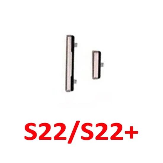 Phone New Power Volume Button For Samsung Galaxy S22 Ultra S22+ Plus Phone Housing External On Off Side Key Parts