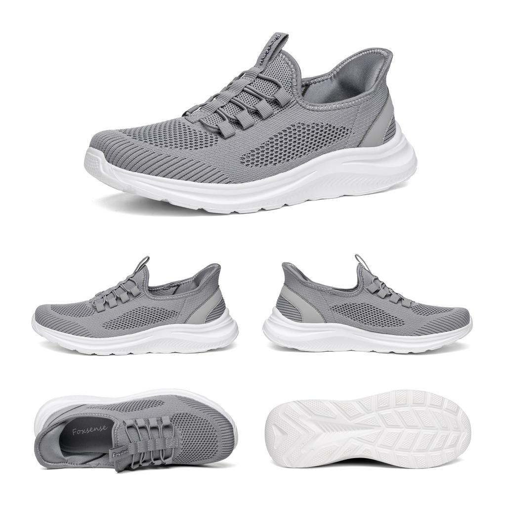 Foxsense Sneakers to put on while Walking Running Loafers for Men and Most Comfortable Casual Laceless Perfect for and Standing Size [Easy standing]