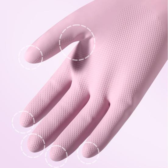 1 пара нитриловых перчаток для уборки, многоразовые, водонепроницаемые, устойчивые к разрывам, кухонные перчатки для мытья посуды, хозяйственные перчатки