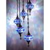 5 шт. Турецкая марокканская цветная мозаика из стекла антикварная лампа мозаичная лампа в богемном стиле Тиффани потолочный подвесной светильник люстра