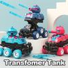 Трансформирующий танк Shoot Crash Transform Tank Transformer Игрушка Инерционная игрушечная машинка для