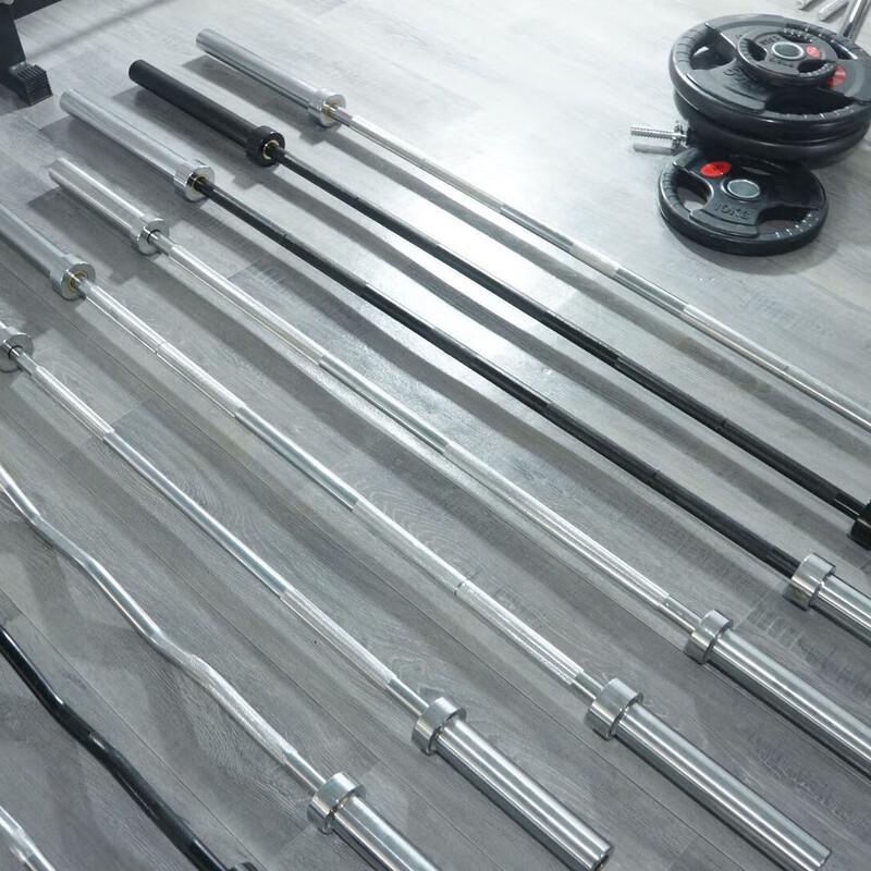 Longchan OB20 2.2m Straight Olympic Barbell Bar with Bearings