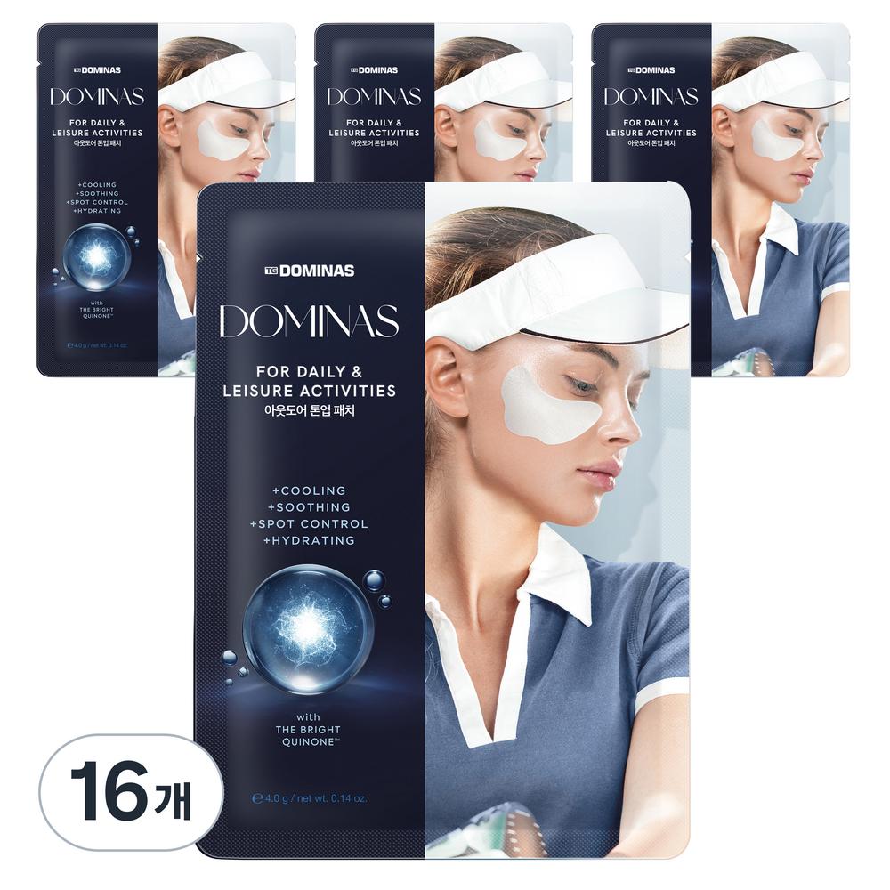 Пластырь Tidominas Outdoor Tone Up, 4 г, 16 шт.